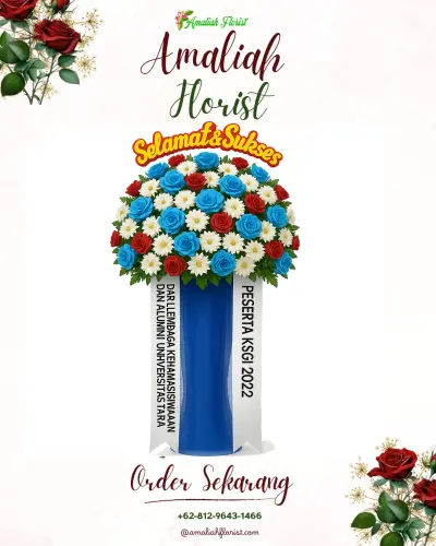 Standing Flower di Jalan Arifin Ahmad